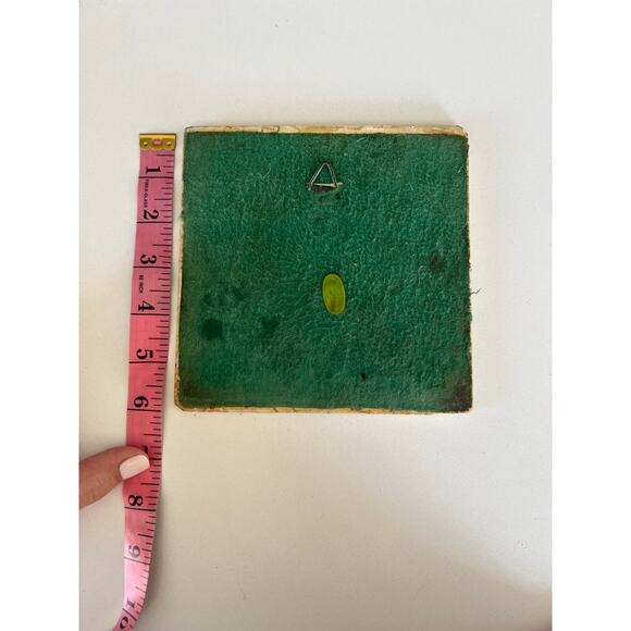 St Augustine Vintage Tile Art Plate, Made by Green Creations - Picture 3 of 5